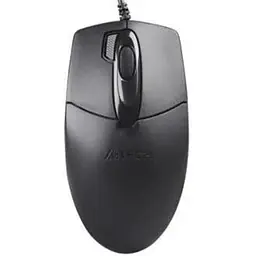 Миша A4Tech OP-730D USB чорний оптична