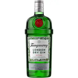 Упаковка джину Tanqueray London Dry Gin 47.3% 12 л (1 л х 12 шт.) - мініатюра 2