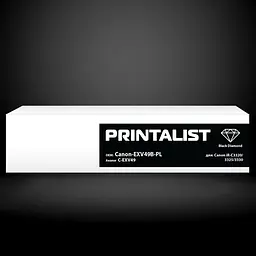 Туба з тонером PRINTALIST для Canon iR-C3320/3325/3330 аналог C-EXV49 Black ( 36000 ст.) (Canon-EXV49B-PL) - мініатюра 3
