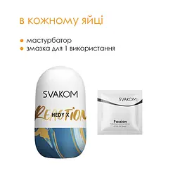 Набір яєць-мастурбаторів Svakom Hedy X- Reaction - мініатюра 6