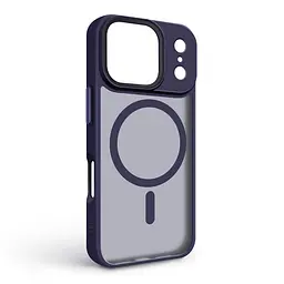 Чехол для Apple iPhone 17 Pro, Uniq MagCase, синий, противоударный, панель-накладка с MagSafe, ударопрочный TPU+PC, с магнитом MagSafe, поддержка полноценной беспроводной зарядки, ArmorStandart (ARM86267) - мініатюра 2
