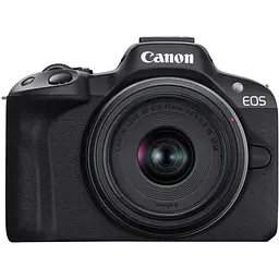 Цифровий фотоапарат Canon EOS R50 + RF-S 18-45 IS STM Black Creator Kit (5811C036) - мініатюра 4