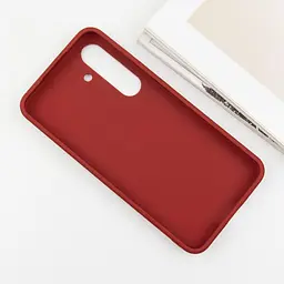 TPU чохол Bonbon Metal Style для Samsung Galaxy S24+ / S25+ Червоний / Red - мініатюра 4