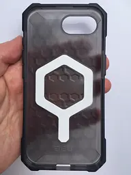 Оригінальний протиударний чохол iPhone 16e / 17e UAG Essential Armor MagSafe ASH 114496113131 - мініатюра 8