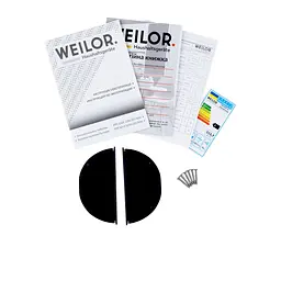 Витяжка повновбудована WEILOR PPE 8265 SS 1250 LED Strip - мініатюра 10