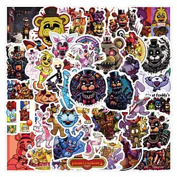 Стікерпак GeekLand Five Nights at Freddy's 60 штук - мініатюра 2