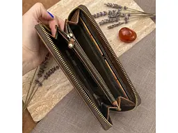 Портмоне Arno з натуральної шкіри crazy horse 2250 Коньячне 18,5x10,5x2,5 см TONY PEROTTI acs0032462 - мініатюра 6