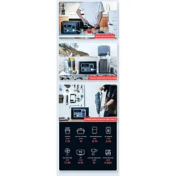 Портативна електростанція XO PSA-700W Energy storage power 192000mAh - мініатюра 7