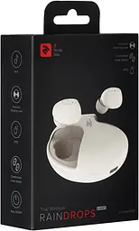 Навушники 2E RainDrops Light True Wireless Waterproof Mic White (2E-EBTWRDLWT) - мініатюра 3