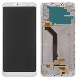 Дисплей для Xiaomi Redmi S2, білий, з рамкою, High, M1803E6G, M1803E6H, M1803E6I
