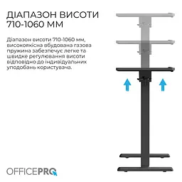 Компютерний стіл OfficePro ODM320B - мініатюра 8