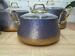 Набір посуду O.M.S. Collection 3042 Blue 9 предметів - мініатюра 3
