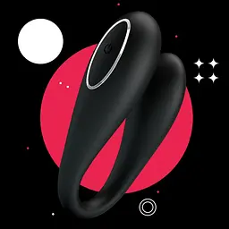 Вібратор для пар Erospace Astro 9.5 см чорний - мініатюра 9