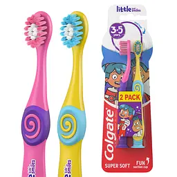 Зубна щітка Colgate дитяча супер м’яка 2 шт. - мініатюра 3