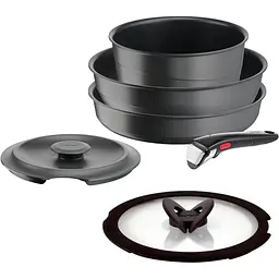 Набір посуду Tefal Ingenio Inspiration 3 предмети чорний (L867S604)