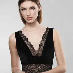 Ланцюжок для спини, прикраса для тіла Bijoux Indiscrets Magnifique Back and Cleavage Chain (сріблястий) - мініатюра 3