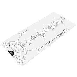 Килимок для мишки Dark Project Terra Nova XL White (DPMP_NOVA_WHITE_XL) - мініатюра 3