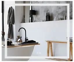 Дзеркало Qtap Mideya з LED-підсвічуванням Touch Reverse QT2078NCF8070W - мініатюра 1