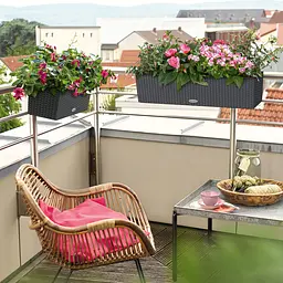 Вазон Lechuza Balconera Cottage, 12 л, мокко (15615) - мініатюра 10