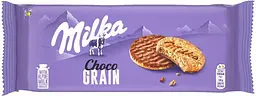 Печиво Milka Choco Grain цільнозернове у шоколаді 126 г