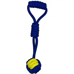 Іграшка для собак Nunbell М'яч з петлею поліпропіленовий в асортименті 28 см - мініатюра 2