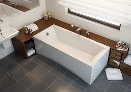 Ванна акрилова Cersant Vrgo 160x75 S301-046 + ніжки - мініатюра 3