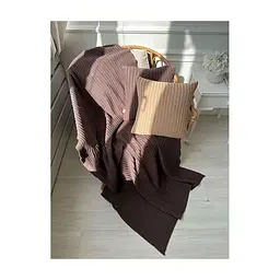 Плед Прованс COTTON шоколадний 120 х 200 см (039528) - мініатюра 9