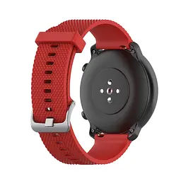Ремінець силіконовий 20 мм для Amazfit BIP/Bip Lite/Bip U/Pro/Mini/GTS/GTS 2 (E)/GTR 42 BeWatch GT Червоний (1011403) - мініатюра 2