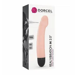 Вібратор для точки G Dorcel Real 2.0 22 см тілесний - мініатюра 6