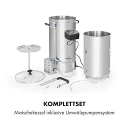 Пивоварня побутова Klarstein Brauheld Pro 2500W 30л (10034586) - мініатюра 6