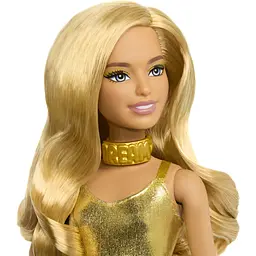 Лялька Barbie Модниця в золотистому комбінезоні (HRH19) - мініатюра 3