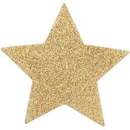 Пестіс - стикини Bijoux Indiscrets - Flash Star Gold, наклейки на соски - мініатюра 2