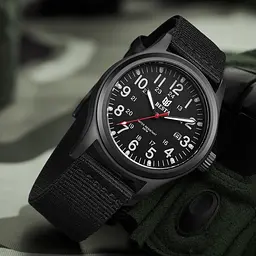 Наручний годинник чоловічий BESTA Command Black Metal 2 ремінці Чорний (3619) - мініатюра 4