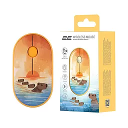 2E Миша MF300 CAPYBARA:SUNSET Silent WL BT, жовтий - мініатюра 7