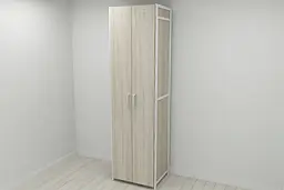 Шафа Гардероб Уні секція 6 серії Конект Ferrum-decor 220x60x50см Білий метал ДСП Дуб Сонома 16 мм (FRD-104581) - мініатюра 4