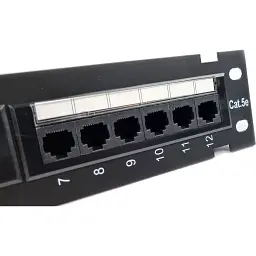 Патч-панель настінна 12 портів 5e UTP Eserver (WT-2180-Dual) - мініатюра 4