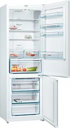 Холодильник із нижньою морозильною камерою Bosch KGN49XW306 білий (KGN49XW306) - мініатюра 2