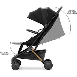 Коляска прогулянкова Kinderkraft Pilot 2 Midnight Black (SPILO02BLK0000) - мініатюра 10