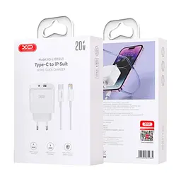 Зарядний комплект XO L137 20w PD/QC3.0 USB-C/USB-A ports charger Type-C to Lightning White (34379_3340095) - мініатюра 3