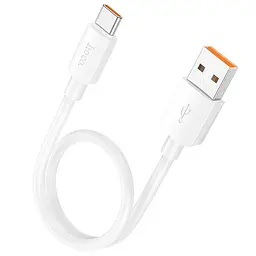 Дата кабель Hoco X96 Hyper USB to Type-C 100W (0.25m) White - мініатюра 4