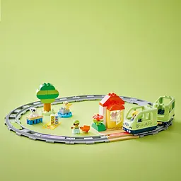 Конструктор LEGO DUPLO Інтерактивний пригодницький потяг 57 деталей (10427) - мініатюра 6