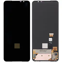 Дисплей Asus ROG Phone 5 ZS673KS /5 Pro /5 Ultimate /5s /5s Pro /6 /6 Pro /6D Ultimate /7 /7 Ultimate /7D Ultimate чорний, Amoled, PRC