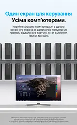 Заглушка-емулятор дисплея Vention Dummy Plug штекер DisplayPort створює віртуальний екран для віддаленого керування ПК без фізичного монітора 4K 17 Гц 2K 30 Гц 1080p 60 Гц сумісна з процесорами Intel Core серії i 6–13 поколінь і відеокартами NVIDIA GeForce GTX 750 Ti та серій GeForce 10xx 20xx 30xx 40xx 50xx але не з відеокартами AMD працює без драйверів у Windows 7/8/10/11 macOS і Linux світлодіодний індикатор живлення сірий корпус із золотистим штекером (AIYH0) - мініатюра 11