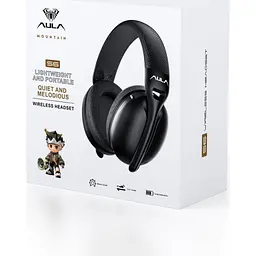 Навушники Aula S6 - 3 in 1 Wired/2.4G Wireless/Bluetooth Black (6948391235554) - мініатюра 8