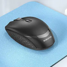 Миша бездротова Borofone BG7 Platinum 2.4G Black - мініатюра 4