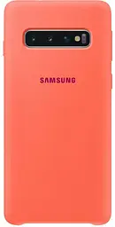 Чохол силіконовий Silicone Cover EF-PG973THEGRU для Samsung Galaxy S10 (6.1") Coral