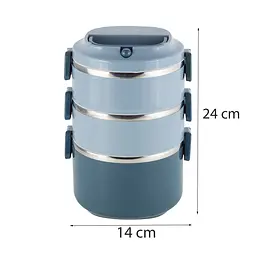 Ланч-бокс Kamille KM-2137RZ 2400 мл рожевий - мініатюра 4