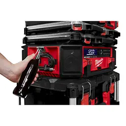 Радіоприймач акумуляторний із зарядним пристроєм PACKOUT MILWAUKEE M18 PRCDAB+-0 - мініатюра 8