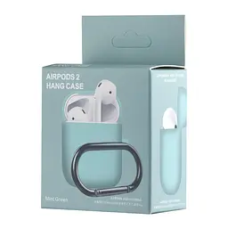Чохол Silicone Case 1,2mm for AirPods 1/2 Coast Blue - мініатюра 2