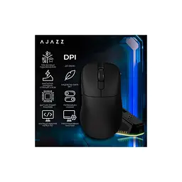 Мишка Ajazz AJ179PRO Wireless/Bluetooth/USB Charging Dock Black (AJ179-PRO-B) - мініатюра 6